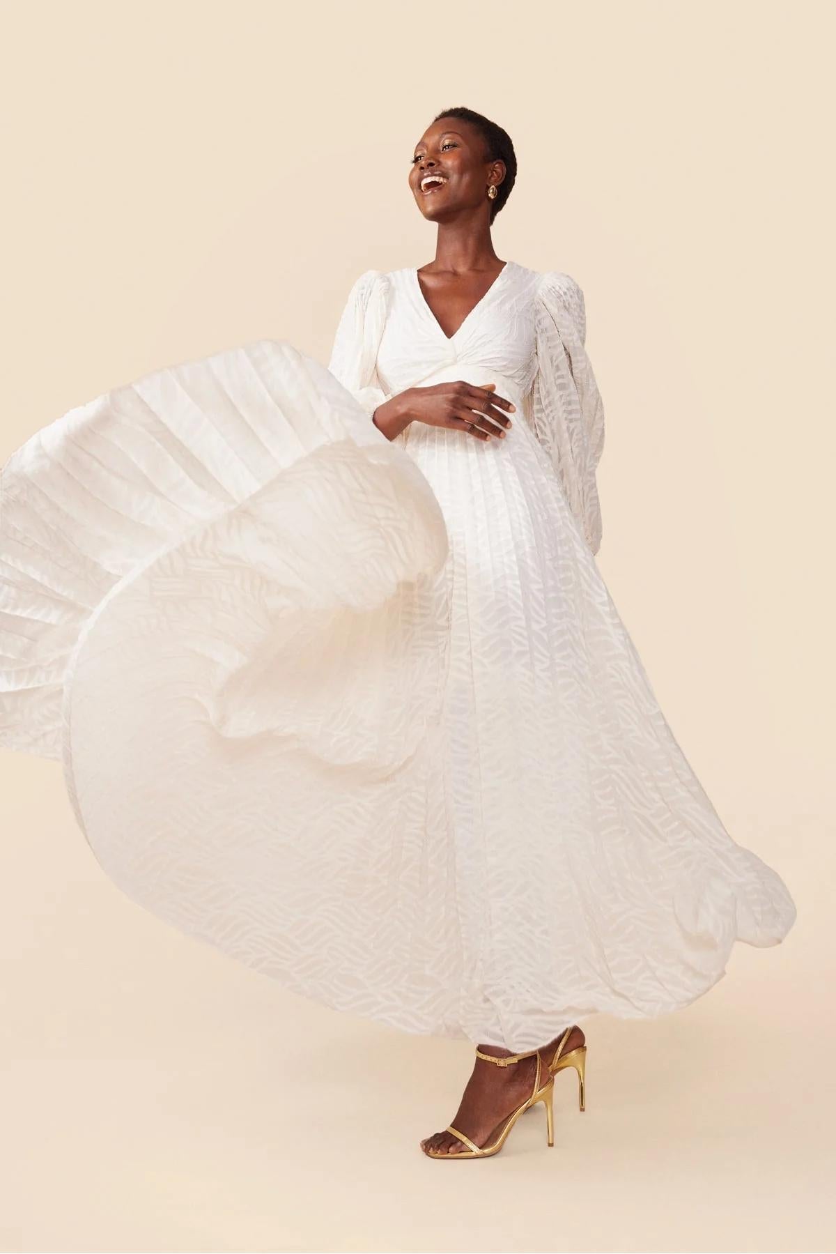 Allegory Elsa Cream Maxi Dress